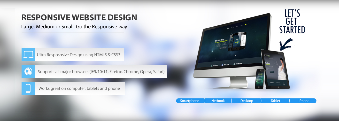 Responsive Web Design Services Banner